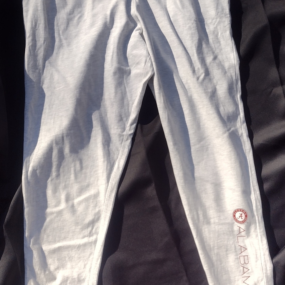 Champion Gray Track Pants with Slim Fit and Logo Accent